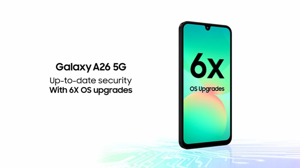 Samsung Galaxy A26 5G Review – कीमत, फीचर्स, Best कैमरा और बैटरी 4 Samsung Galaxy A26 5G Review – कीमत, फीचर्स, Best कैमरा और बैटरी
