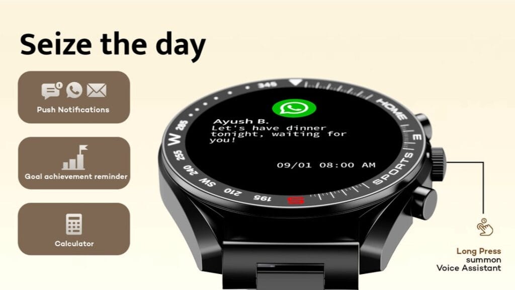 GOBOULT Mirage Smartwatch Review 2025 – Price, Features, Calling & Battery Details 2 GOBOULT Mirage Smartwatch Review 2025 – Price, Features, Calling & Battery Details
