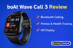 Boat Wave Call 3 Smartwatch Review | ब्लूटूथ कॉलिंग, डिस्प्ले, बैटरी और फीचर्स!