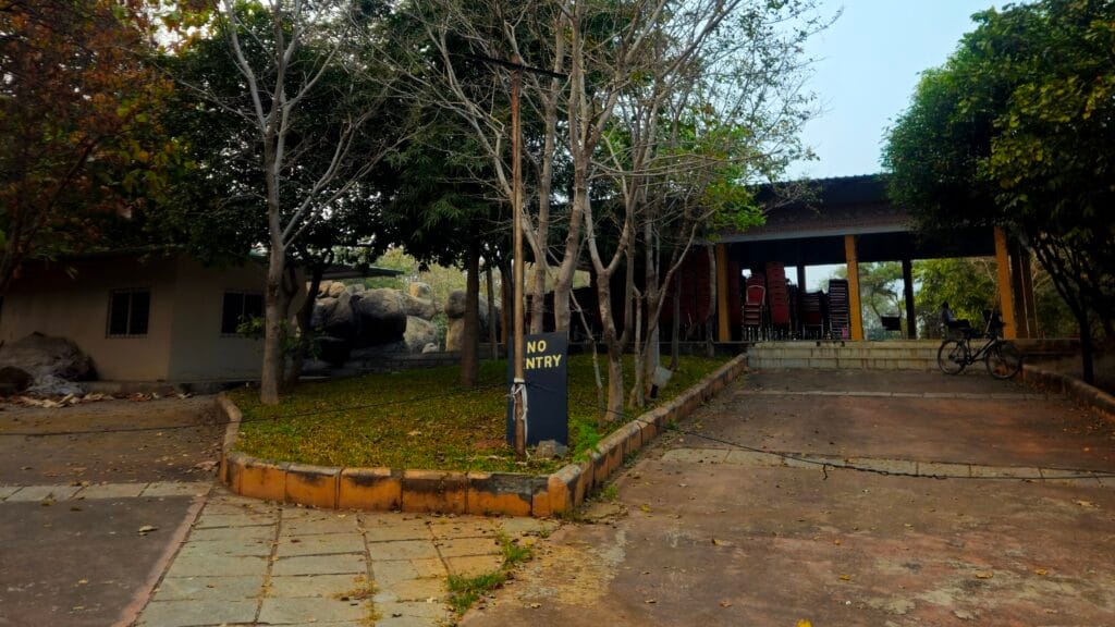 Shilparamam Art Crafts Village no entry gate