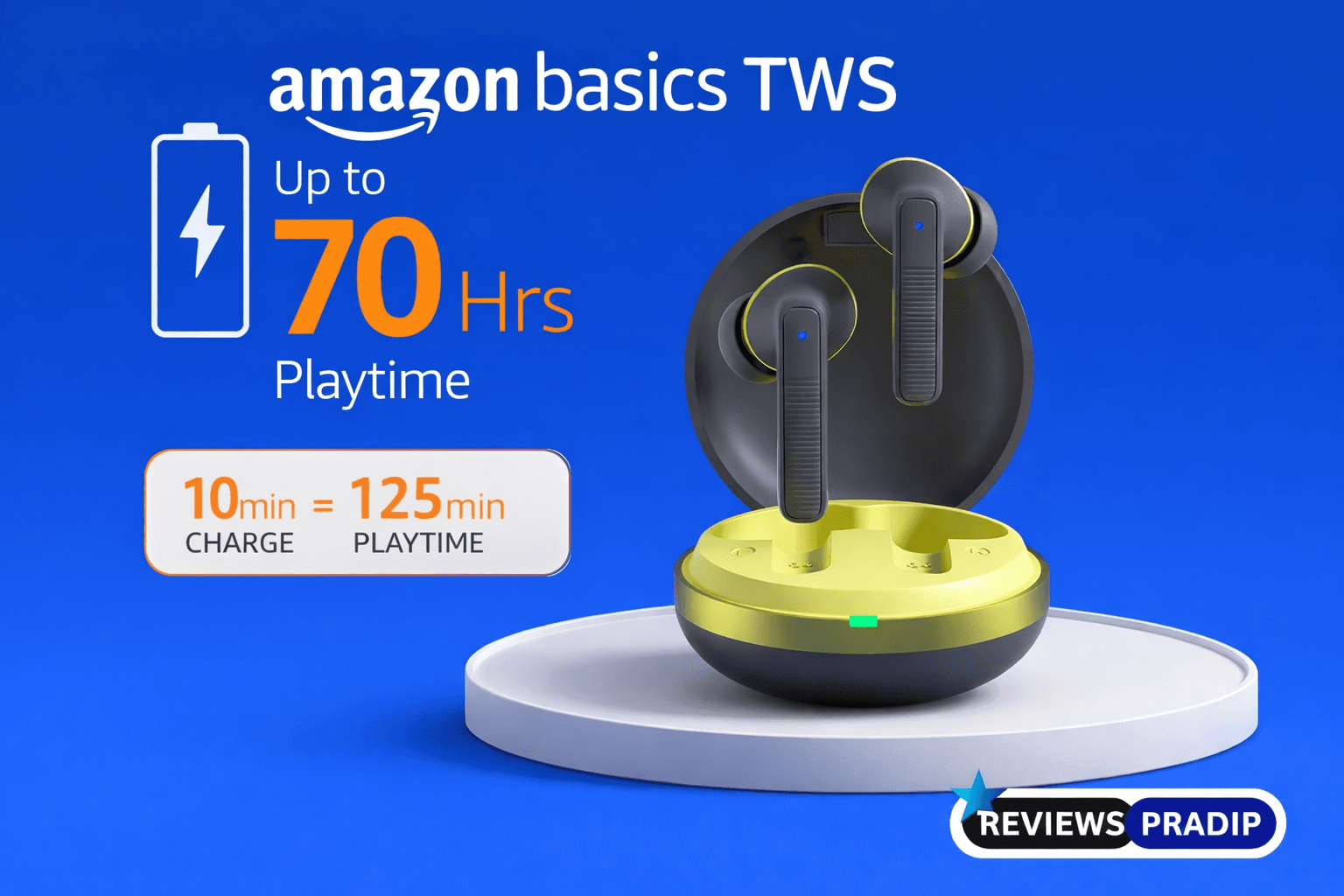 amazon basics TWS Review in Hindi 2026 – विशेषताएँ, ध्वनि गुणवत्ता, बैटरी, लाभ-हानि एवं FAQ