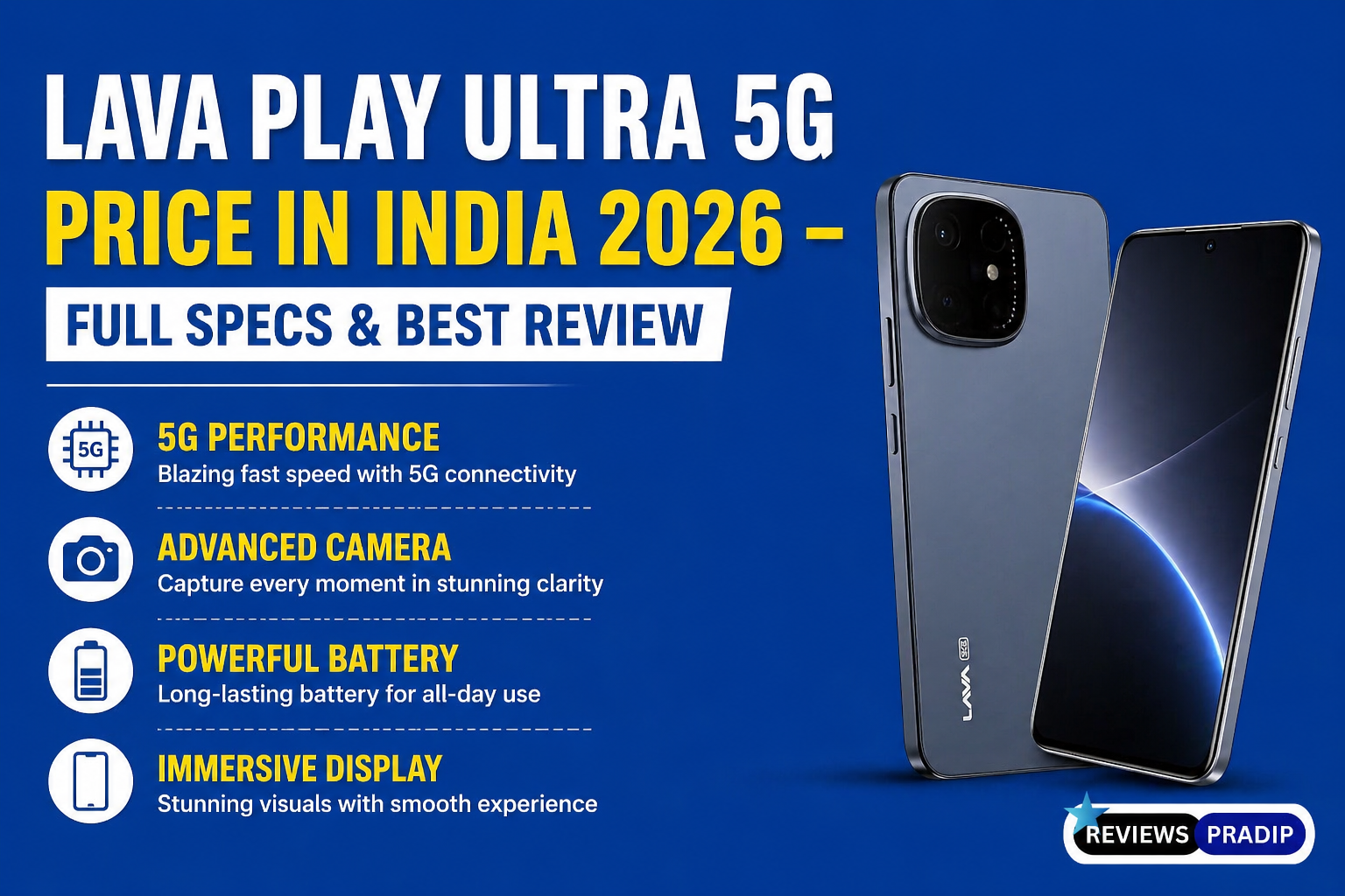 lava play ultra 5G price in india 2026 – Full Specs & Best Review