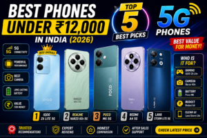 best phones under 12000 india 2026 top 5 feature