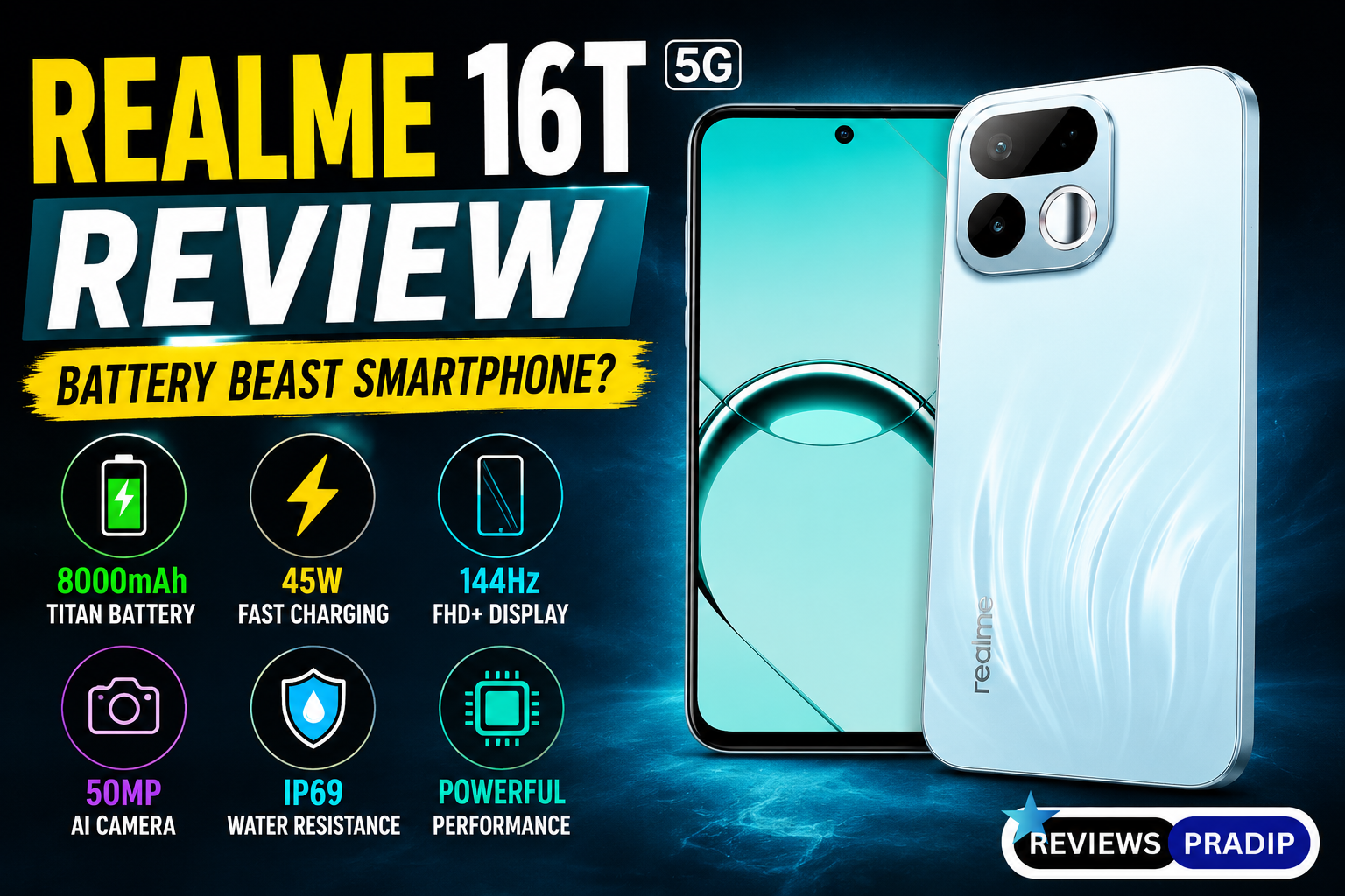 Realme 16T 5G Review: क्या यह 2026 का Best Budget 5G Phone है? 1 Realme 16T 5G Review