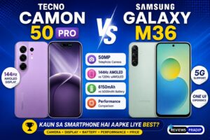 tecno camon 50 pro vs samsung galaxy m36