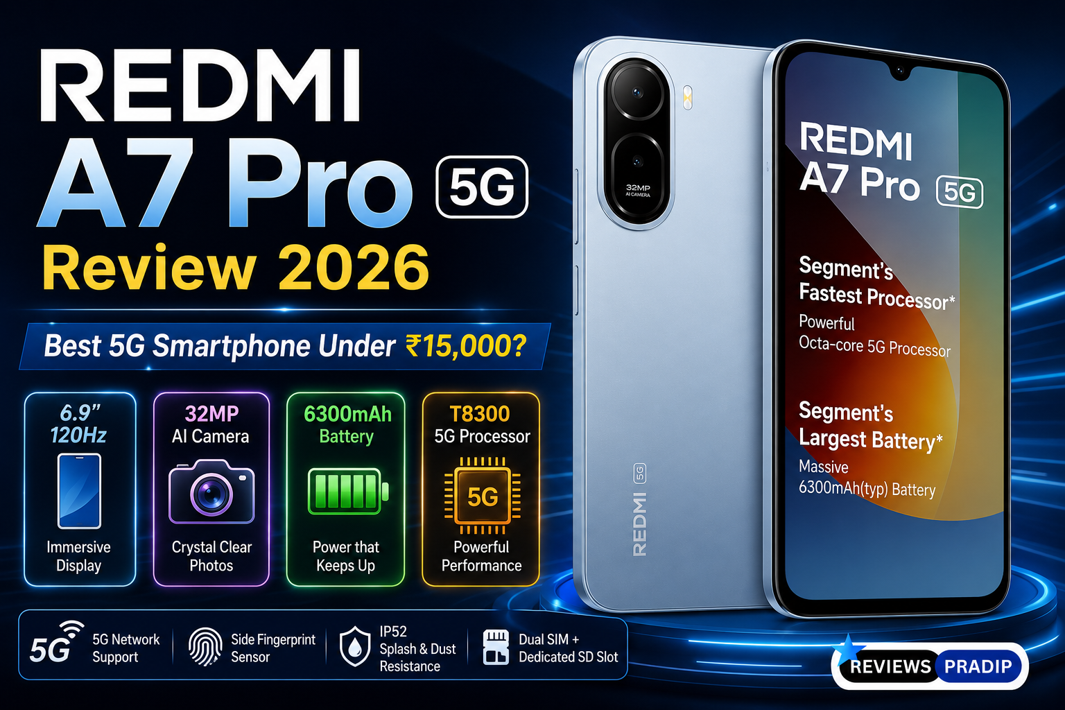 Redmi A7 Pro 5G Review 2026