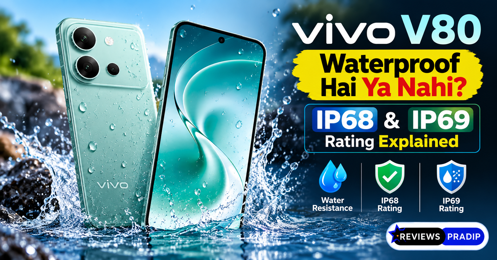 Home 7 Vivo V80 Waterproof Hai Ya Nahi? IP68 & IP69 Rating Explained